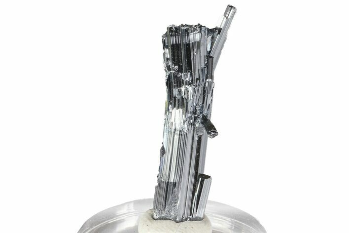 Very Lustrous, Metallic Stibnite Crystals - Jiangxi, China #183904